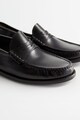 Mango Pantofi loafer din piele cu cusaturi contrastante Ted Femei