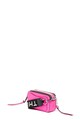 Marc Jacobs Geanta crossbody de piele peliculizata, cu monograma metalica Femei