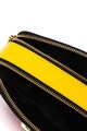 Marc Jacobs Импрегнирана кожена чанта с цветен блок Жени
