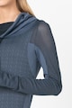 Under Armour Bluza elastica cu segmente de plasa, pentru fitness Femei