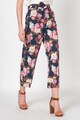 Marella Pantaloni cu talie inalta si model floral Mogol Femei