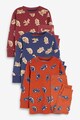 NEXT Пижама с щампа с динозавър - 3 чифта Момчета