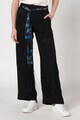 DESIGUAL Pantaloni palazzo cu model tropical Glyfara Femei