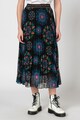 DESIGUAL Fusta maxi plisata, cu model floral Delos Femei