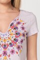 DESIGUAL Tricou cu imprimeu floral cu mandala Croacia Femei