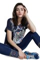 DESIGUAL Tricou cu model floral Femei