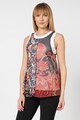 DESIGUAL Tricou fara maneci, cu aspect 2in1 Double Femei