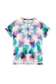 DESIGUAL Tricou din bumbac cu aspect tie-dye Femei