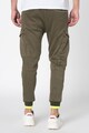 DESIGUAL Pantaloni cargo cu mansete elastice Neron Barbati