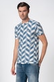 DESIGUAL Tricou cu model herringbone Kelly Barbati