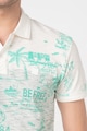 DESIGUAL Tricou polo cu model tropical Benjamin Barbati