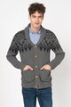 BLEND Cardigan cu model geometric Barbati