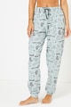 Marks & Spencer Pijama din amestec de bumbac cu imprimeu Femei