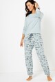 Marks & Spencer Pijama din amestec de bumbac cu imprimeu Femei