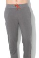 Guess Pantaloni sport de casa cu garnituri din fleece Barbati