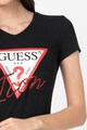 GUESS JEANS Logómintás póló női