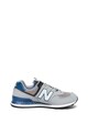 New Balance 574 bőr sneaker műbőr szegélyekkel férfi