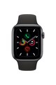 Apple Watch 5, GPS, Cellular, Carcasa Space Grey Aluminium 44mm, Black Sport Band - S/M & M/L Femei