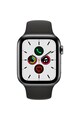 Apple Watch 5, GPS, Cellular, Carcasa Space Black Stainless Steel 44mm, Black Sport Band - S/M & M/L Femei