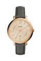 Fossil Ceas analog cu carcasa rotunda Jacqueline, Gri Femei