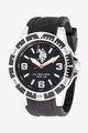 U.S. Polo Assn. Set de ceas analog si bratara cu aspect tesut Femei