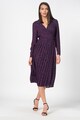 Ted Baker Rochie petrecuta cu model houndstooth si animal print Folita Femei