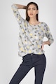 Esprit Bluza din amestec de bumbac organic cu maneci 3/4 Femei