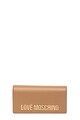Love Moschino Двулицево портмоне от еко кожа с метално лого Жени