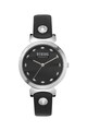 VERSUS VERSACE Ceas rotund cu o curea de piele Marion, 36 mm Femei