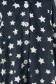 Undercolors of Benetton Halat din material fleece cu imprimeu cu stele Fete