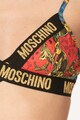 Moschino Sutien cu cupe triunghiulare si model grafic Femei