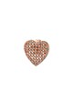 OXETTE Cercei in forma de inima, placati cu aur de 18K, cu tija si cristale Femei