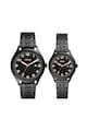 Fossil Set de ceasuri His&Her, Gri hematit Femei