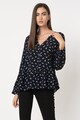 GAP Bluza vaporoasa cu decolteu in V si imprimeu floral Femei