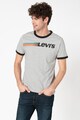 Levi's Tricou cu imprimeu logo si decolteu la baza gatului Barbati