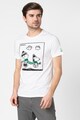 United Colors of Benetton Tricou din bumbac organic cu imprimeu grafic Barbati