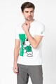 United Colors of Benetton Tricou din bumbac organic cu imprimeu grafic Barbati