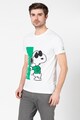 United Colors of Benetton Tricou din bumbac organic cu imprimeu grafic Barbati