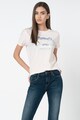 Pepe Jeans London Adette mintás organikuspamut póló női