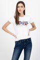 Pepe Jeans London Ailissa póló virágos hímzéssel női