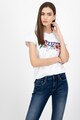 Pepe Jeans London Ailissa póló virágos hímzéssel női