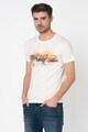 Pepe Jeans London Tricou slim fit cu imprimeu logo Melvin Barbati