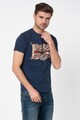 Pepe Jeans London Flag normál fazonú logómintás póló férfi