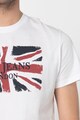 Pepe Jeans London Banner normál fazonú galléros póló logómintával férfi