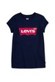 Levi's Kids Tricou cu imprimeu logo si decolteu la baza gatului Fete