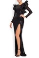 BADEN 11 Rochie cu paiete si slit adanc lateral Femei