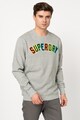 SUPERDRY Bluza sport cu logo brodat Barbati