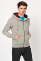 SUPERDRY Hanorac cu fermoar si gluga cu captuseala din material teddy Winter Cali Barbati