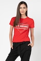 Love Moschino Tricou cu logo stralucitor Femei