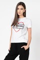 Love Moschino Tricou cu logo stralucitor Femei